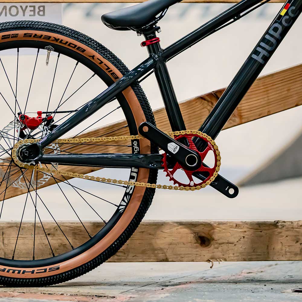 HUP 2-Piece Cranks: hollow axle (3-bolt DM) short cranks