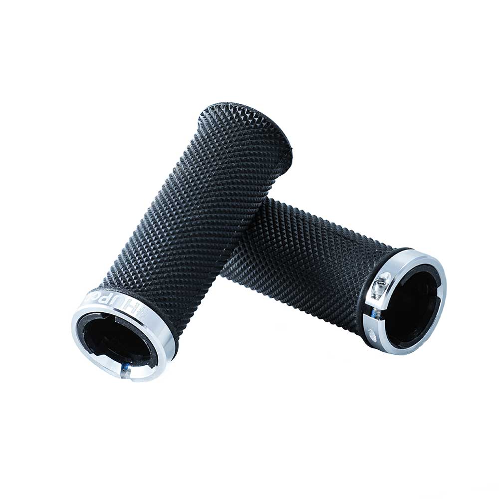 HUP Kids Short MTB 22.2mm Handlebar Grips (Silver)