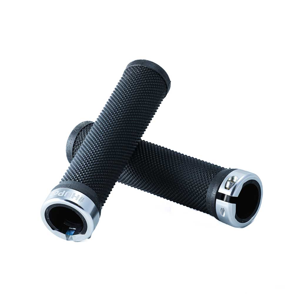 HUP Youth Short MTB 22.2mm Handlebar Grips (Silver)