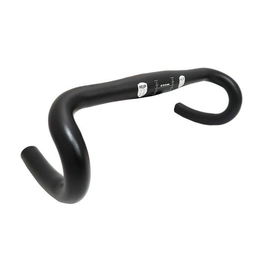 HUP 32cm Compact Drop Handlebars: Kids Road Race/Cyclocross Bikes